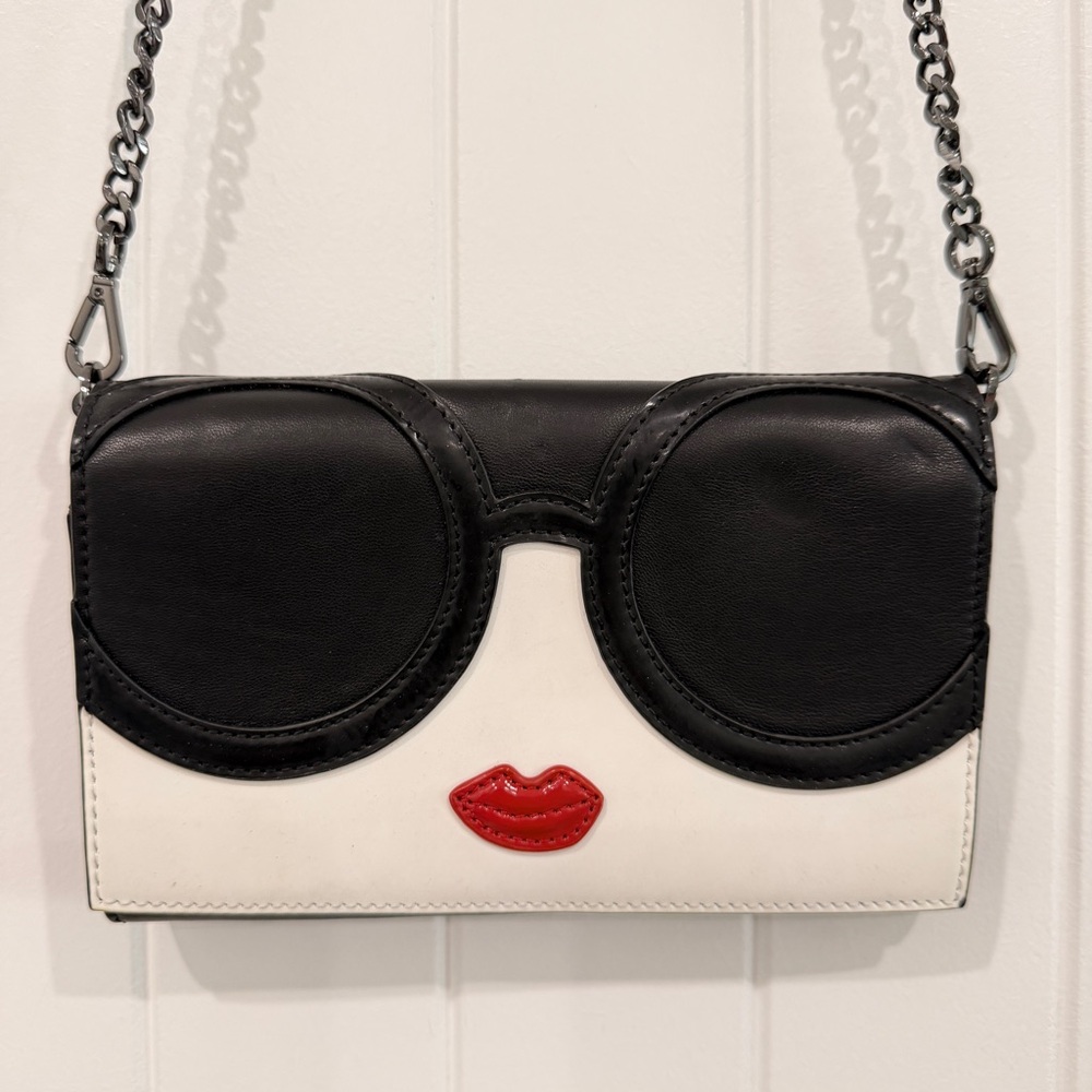 ALICE + OLIVIA Stacey Face Long Wallet with straps - Picture 3 of 8